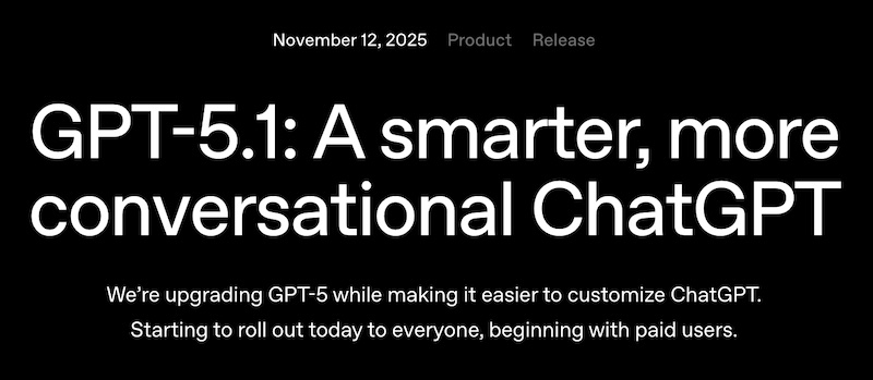 GPT-5.1: Šta je novo i zašto je važno?
