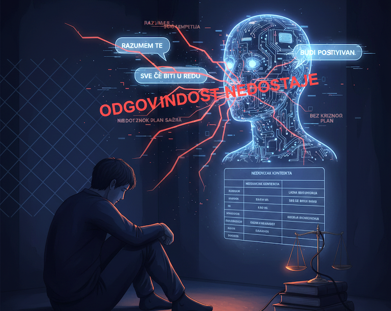 AI četbotovi ne poštuju etičke smernice u vezi sa mentalnim zdravljem