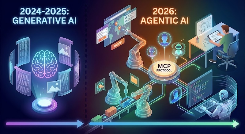 Od ćaskanja do konkretnih akcija: 2026. je godina agentne veštačke inteligencije