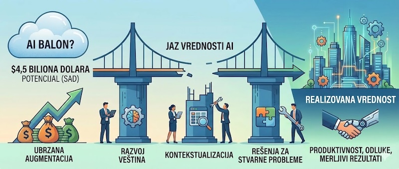 AI nije balon: Veštačka Inteligencija može da obavi poslove vredne 4,5 biliona dolara