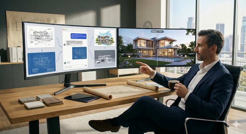 AI transformacije za arhitektonske vizuelizacije