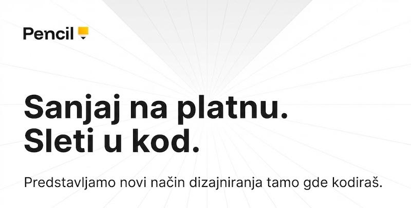 Pencil: Konačno AI dizajn alat koji razume programere