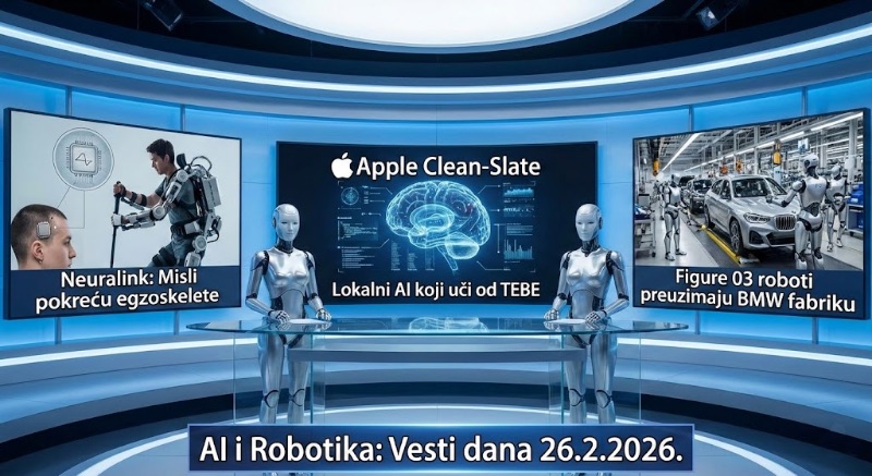 AI i Robotika:  Vesti 26.2.2026.