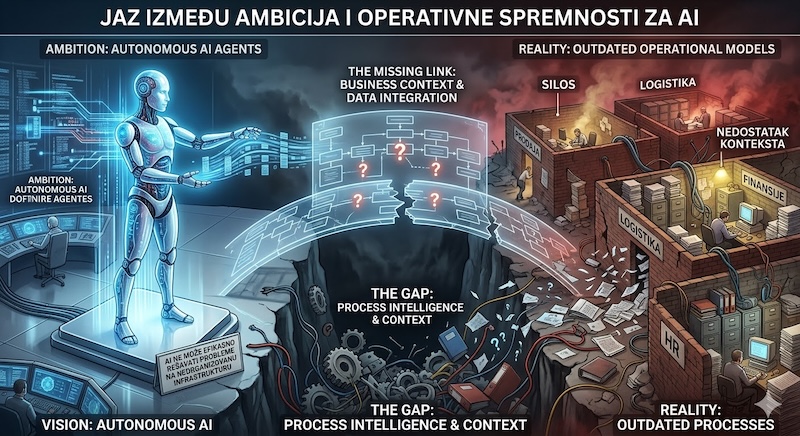 Agentska revolucija ili zabluda: Zašto vaša AI vizija udara u zid?