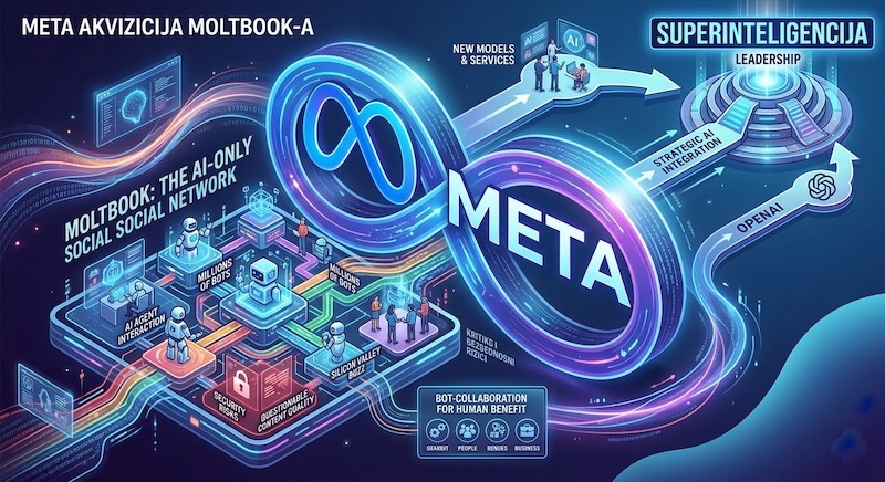 Meta kupuje Moltbook: Nova era društvenih mreža za veštačku inteligenciju