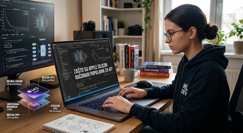 Zašto su Apple Silicon računari popularan za AI?