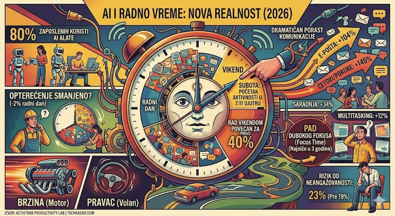Rad vikendom porastao za više od 40%: Kako AI tiho proširuje radnu nedelju