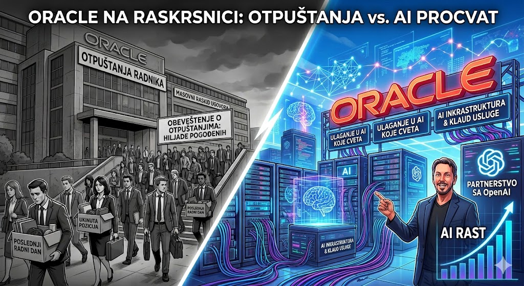 Oracle otpušta hiljade radnika u novom talasu rezova dok potrošnja na AI cveta