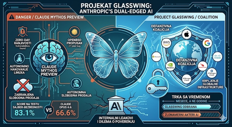 Anthropic čuva svoj najmoćniji AI model pod ključem: Upoznajte „Projekat Glasswing“