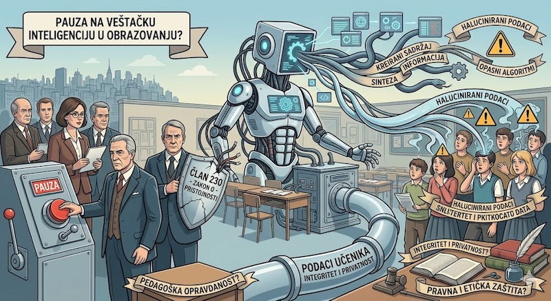 Edukatori bi trebali ozbiljno razmotriti pauzu u korišćenju veštačke inteligencije u učionicama