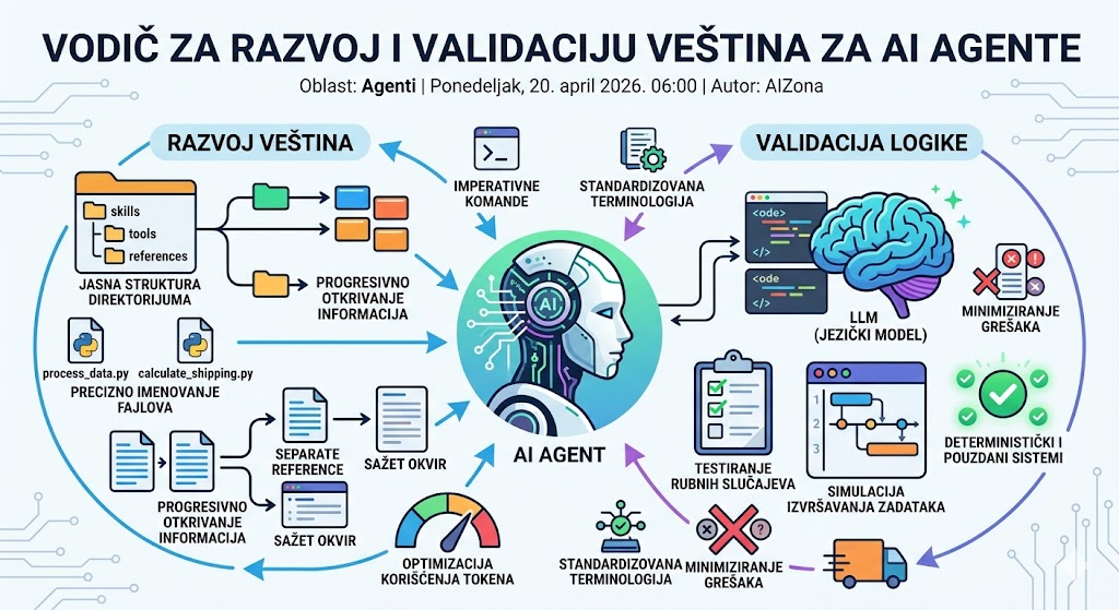Vodič za razvoj i validaciju veština za AI agente