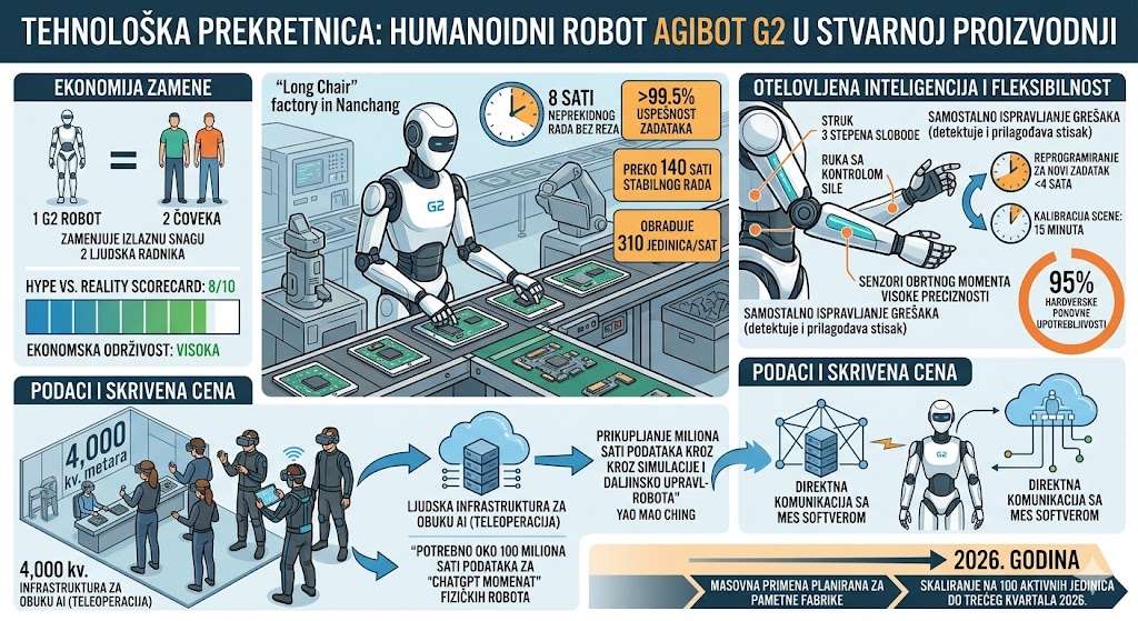 Uspon kineskih humanoidnih robota: Automatizacija fabrike 2026. godine