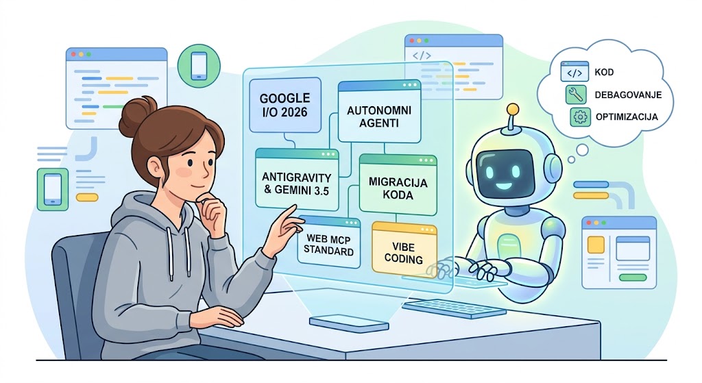 Google I/O 2026: Era AI agenata i razvojnih alata