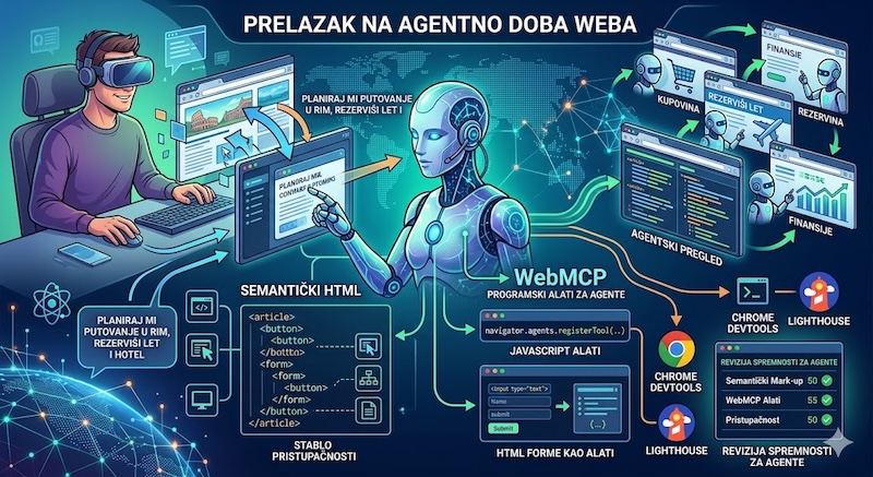 Izgradnja veb sajtova za eru AI agenata