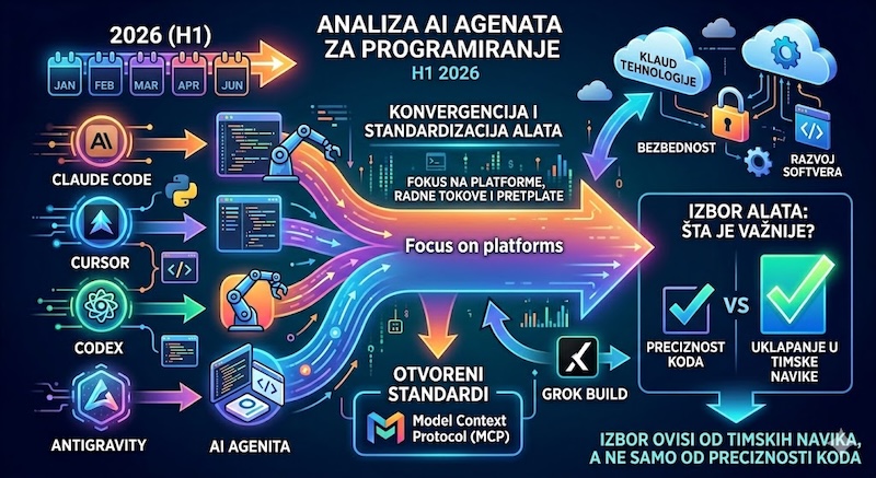 Budućnost AI programiranja: Analiza vodećih alata i ekosistema