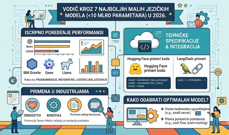 Najbolji mali jezički modeli ispod 10 milijardi parametara za 2026.