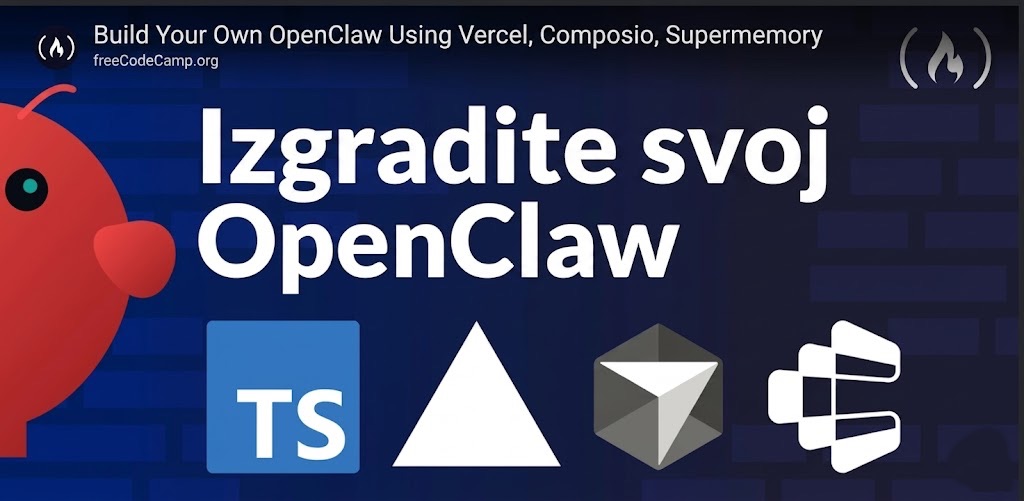 Razvoj OpenClaw AI agenta uz Vercel, Composio i Supermemory